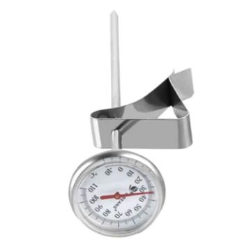 Picture of L-BEANS Stainless Steel Hand Made Coffee Thermometer Coffee Probe Water Temperature Meter, Style:Short Probe