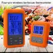 TS-TP40-B Kitchen Food Wireless Four Probe Thermometer - 4