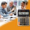 OSALO OS-3TV 12-digit LCD Screen Solar Desktop Calculator - 7
