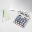 OSALO OS-6M 12-digit Office Desktop Calculator Solar Dual Power - 7