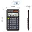 OSALO OS-403TV 10-digit LCD Screen Solar Dual Power Desktop Calculator - 3