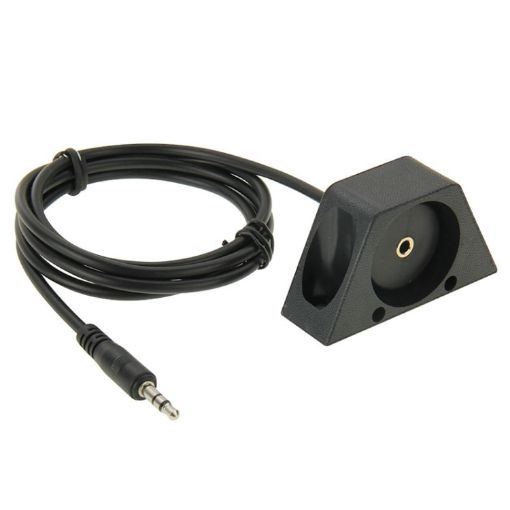 3.5mm Male to Female Extension Cable with Car Flush Mount, 1m Length - 1