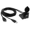 USB 2.0 & HDMI Male to Female Extension Cable - 2m Length - 2