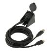 USB 2.0 & Mini HDMI Male to USB 2.0 & HDMI Female Adapter Cable - 2m - 2