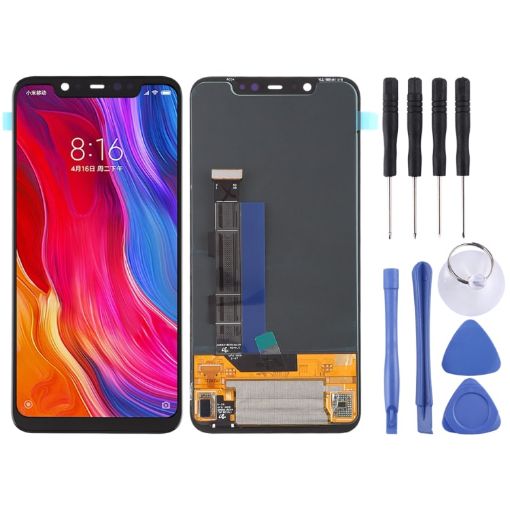 OEM OLED LCD Screen and Digitizer for Xiaomi Mi 8 - Black - 1