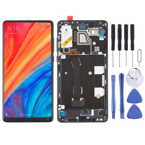 TFT LCD Screen for Xiaomi MI Mix 2S Digitizer Full Assembly (Black) - 1