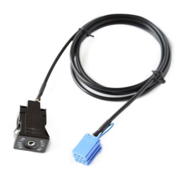Car AUX Interface + Cable Wiring Harness for Mercedes-Benz Smart 450 - 1