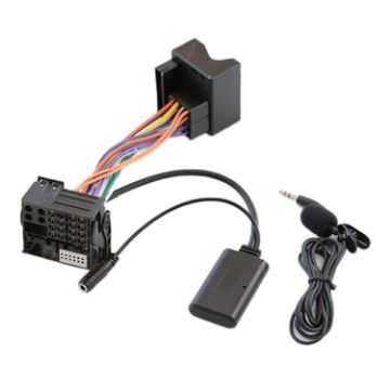 Car AUX Bluetooth Audio Cable + MIC for BMW E60 - 1
