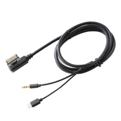 Car AMI AUX Audio Cable for Audi Q5 A 5A7 R7 S5 Q7 A6L A8L - 1