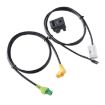 VW Magotan/Touran/Polo RCD510/310+ AUX USB Switch Holder + Cable Wiring - 2