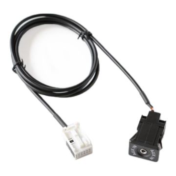 BMW E60 E63 E64 E65 Car AUX Audio Interface + Cable Wire Harness - 1