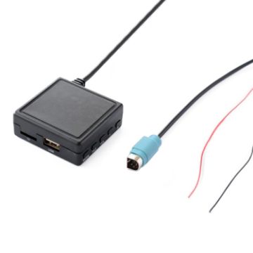 Picture of Car AUX Wireless Bluetooth Music Audio Cable + MIC Phone Control Change Song for Alpine KCE-236B 9870/9872