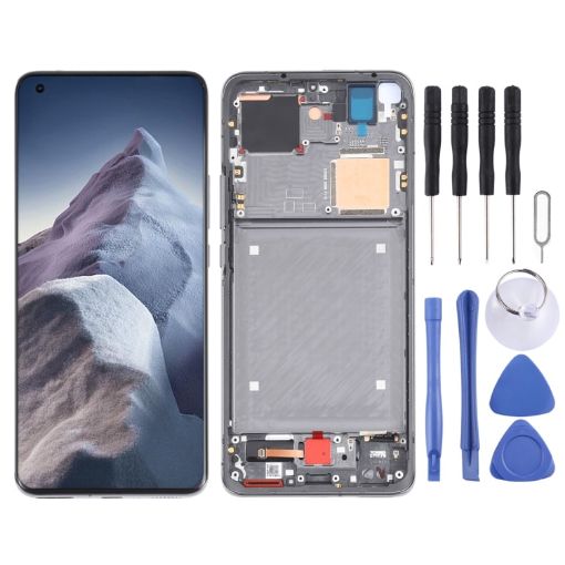 AMOLED LCD Screen & Digitizer for Xiaomi Mi 11 Ultra/Pro (Black) - 1