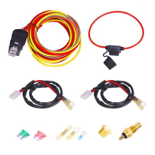 12V 40A Electric Cooling Fan Thermostat Temperature Sensor Switch - 1