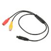 Car Rear View Camera Adapter Cable - 4 Pin Male to CVBS RCA Female - 2