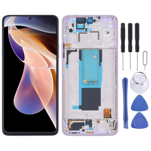 LCD Screen and Digitizer Assembly for Xiaomi Redmi Note 11 Pro - Purple - 1