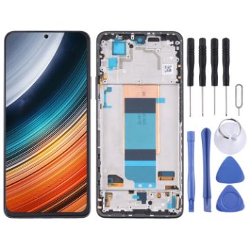 LCD Screen for Xiaomi Redmi K40S Digitizer Full Assembly - Black - 1