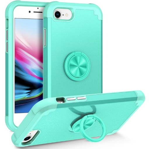 iPhone SE 2022/2020/8/7 Magnetic Phone Case - Mint Green - 1