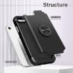 iPhone SE 2022/2020/8/7 Magnetic Phone Case with Rotating Ring Holder - 2