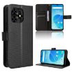 UMIDIGI G5 Mecha Diamond Texture Leather Phone Case - Black - 1