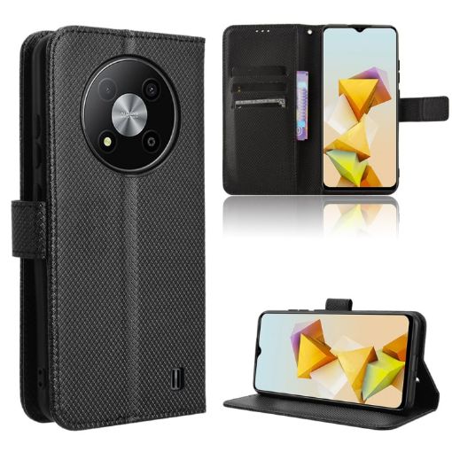 ZTE Blade A73 5G Leather Phone Case - Black - 1