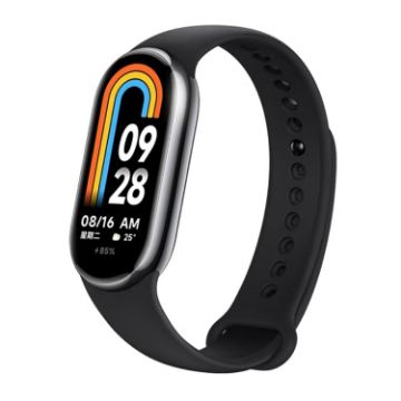 Picture of Original Xiaomi Mi Band 8 Global 1.62 inch AMOLED Screen 5ATM Waterproof Smart Watch, Support Blood Oxygen/Heart Rate Monitor (Black)