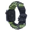 Apple Watch Ultra 49mm Paracord Buckle Band - Army Green Black - 3