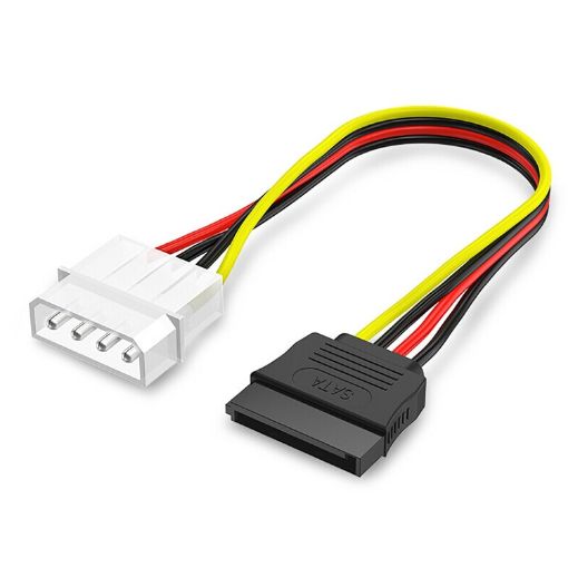 4 Pin IDE to SATA Power Adapter - 15cm - Cu Material - 1