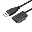 Professional USB 2.0 to Slimline SATA Cable Adapter - 1
