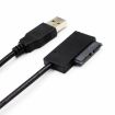 Professional USB 2.0 to Slimline SATA Cable Adapter - 2