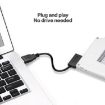 Professional USB 2.0 to Slimline SATA Cable Adapter - 6