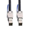 12Gbps SFF-8644 To 8644 HD Server Data Cable, Black 1m - 2