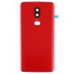 OnePlus 6 Red Battery Back Cover - Smooth Surface - 2