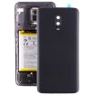 OnePlus 6T Battery Back Cover with Camera Lens - Frosted Black - 1