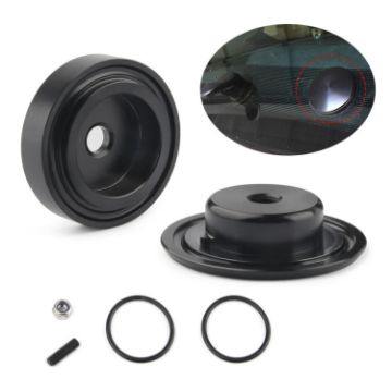 Black Rear Wiper Arm Cover for Honda Civic/Acura RSX Integra - 40mm - 1