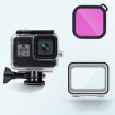 Waterproof Case + Touch Back Cover + Color Lens Filter for GoPro HERO8 Black - 2
