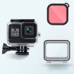 Waterproof Case + Touch Back Cover + Color Lens Filter for GoPro HERO8 Black - 2