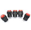 R16-503 Non-Locked 16mm 2-Pin Push Button Switch (5 Pcs) - 3