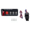 12V/30A Carbon Fiber Racing Car LED Ignition Switch Panel - 4