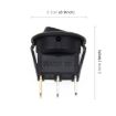 20 Amp 12V Triple Plug LED Rocker Switch (Yellow Light) - 5