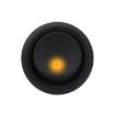 20 Amp 12V Triple Plug LED Rocker Switch (Yellow Light) - 6