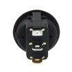 20 Amp 12V Triple Plug LED Rocker Switch (Red Light) - 4