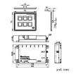 SP5106 RV Yacht 5mm Film Touch Panel Switch - 2
