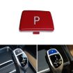 BMW 5 Series 2002-2010 Car Gear Lever Auto Parking Button Letter P Cap (Red) - 1