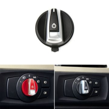 BMW X1 2009-2015 Headlight Switch Button Knob Cover Trim - Left Driving - 1