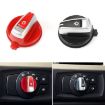 BMW X1 2009-2015 Headlight Switch Button Knob Cover Trim - Left Driving - 2