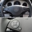 Mercedes-Benz W204 2007-2014 Left Side Steering Wheel Switch Panel - Brown - 7