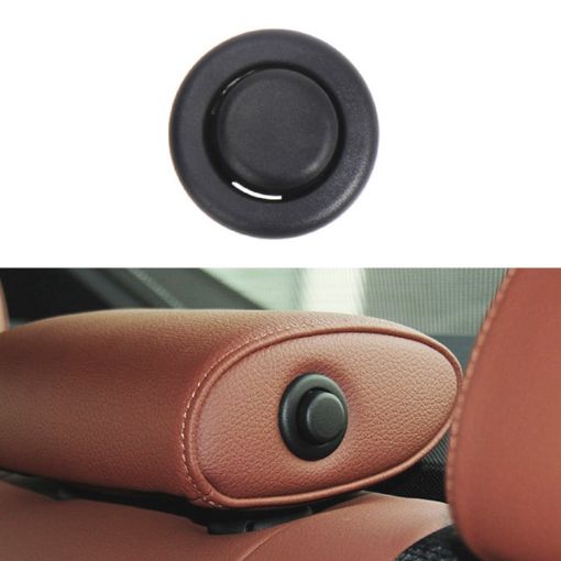 BMW E90/F18 Rear Seat Headrest Switch Button 52207251368-1 Black - 1