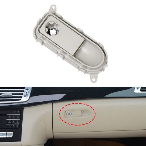 Mercedes-Benz W218 CLS300/320/350/400 Glove Box Handle Switch Grey White - 1
