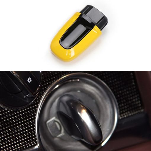 Porsche Cayenne 2011-2017 One-button Start Engine Key Ignition Switch Button (Yellow) - 1